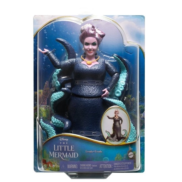 Disney The Little Mermaid - Ursula Fashion Doll and Accessory Mattel New - Picture 1 of 4